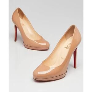 Christian Louboutin Nude Jazz Calf Leather Pump Size EUR 6 / US 36.5